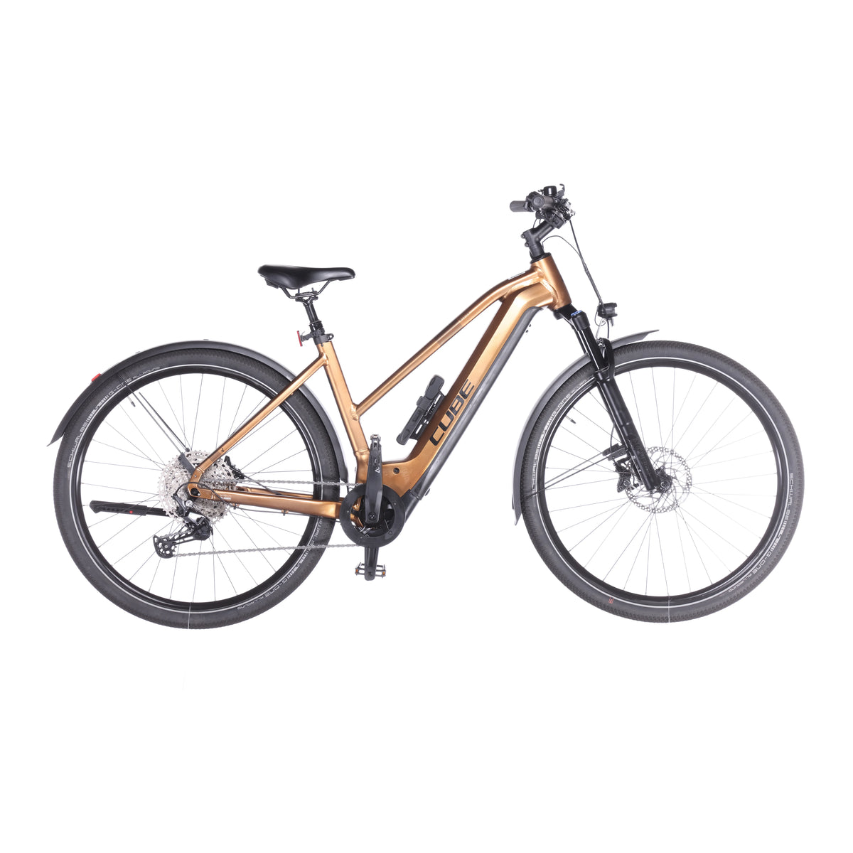 Nuride Hybrid EXC 750 Allroad caramel´n´black - Front view