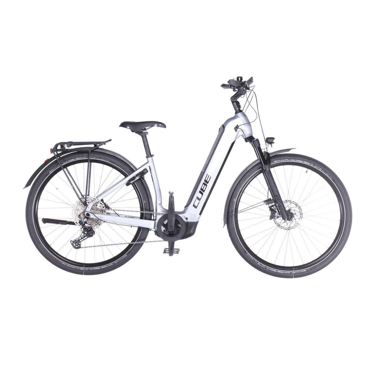 Nuride Hybrid EXC 750 Allroad polarsilver´n´black - Front view
